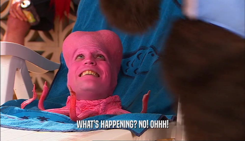 WHAT'S HAPPENING? NO! OHHH!  