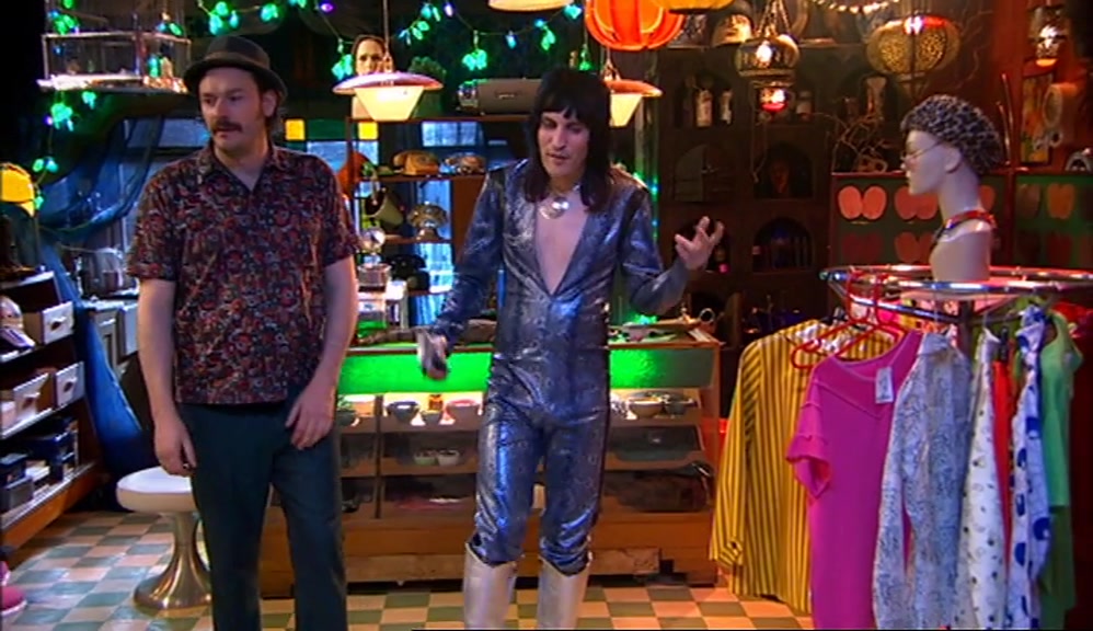 - HE'S PART FLAMINGO. - WHAT ABOUT THE STOCKTAKING? 