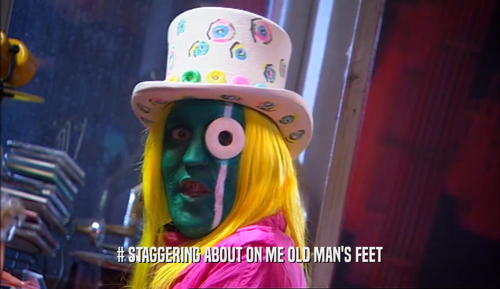 # STAGGERING ABOUT ON ME OLD MAN'S FEET  