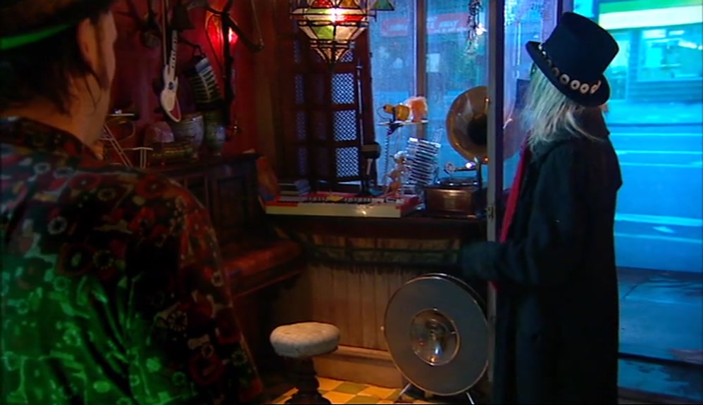 WE'D EAT OUR EELS AND THEN WE'D ALL CROWD ROUND THE JOANNA. 