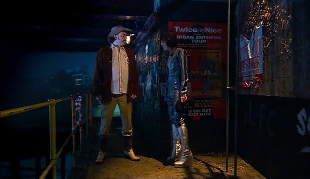 - I'M NOT HAPPY ABOUT THIS, YOU KNOW. - THAT'S THE BEST OUTFIT YOU'VE EVER WORN. 