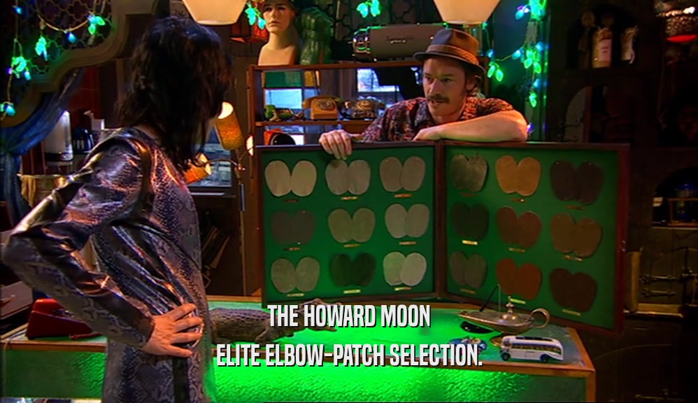 THE HOWARD MOON ELITE ELBOW-PATCH SELECTION. 