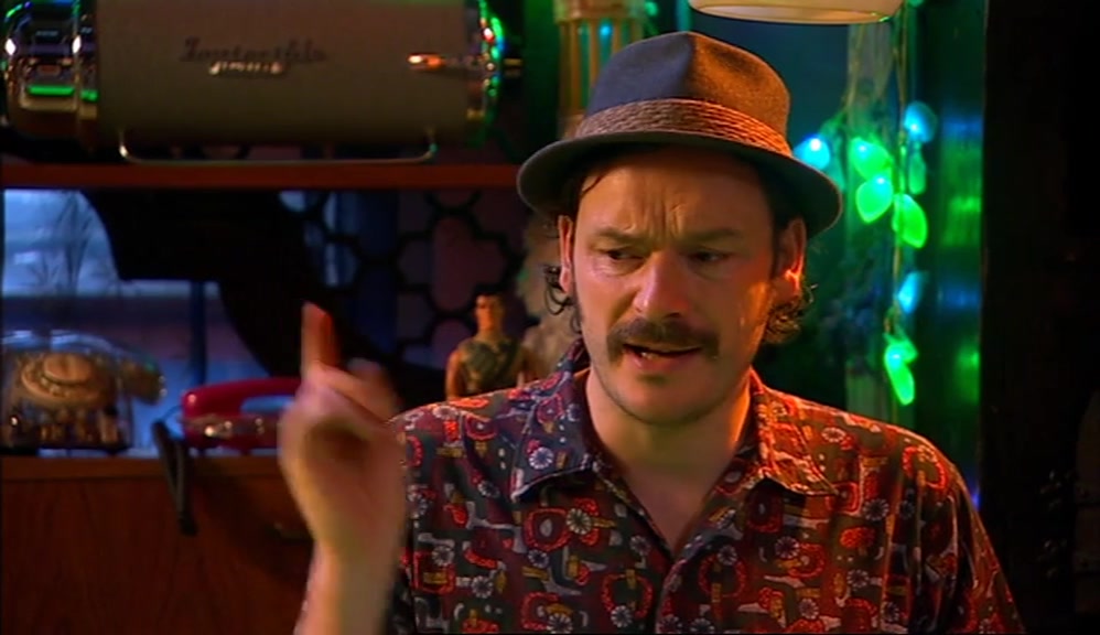 - YEAH, IT IS COOL, ISN'T IT? - BUT IT'S A BIT WORN AT THE ELBOWS. 