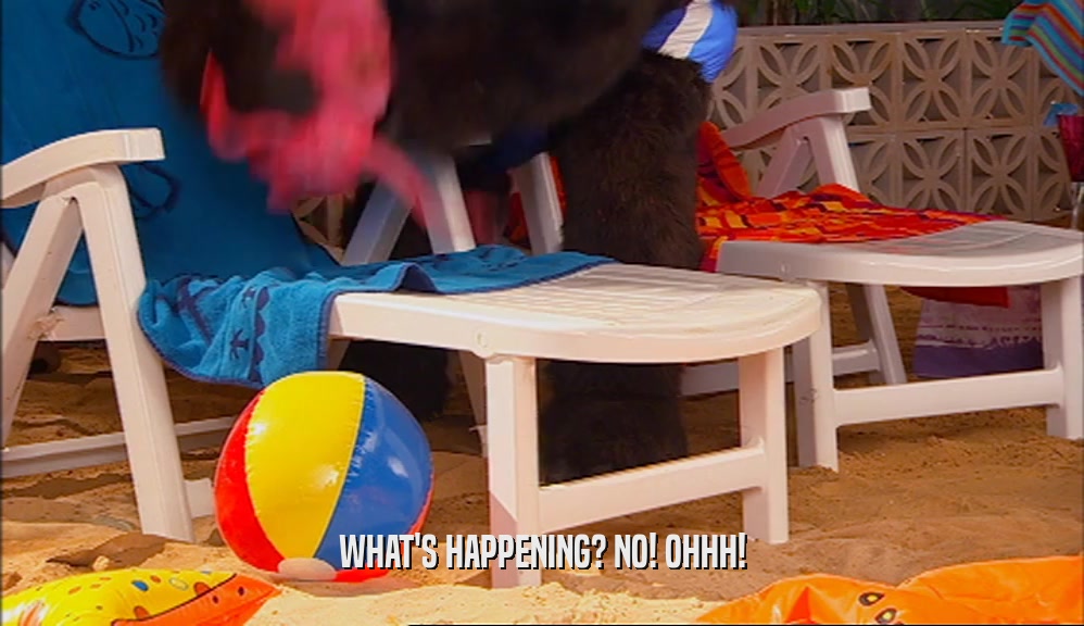 WHAT'S HAPPENING? NO! OHHH!  
