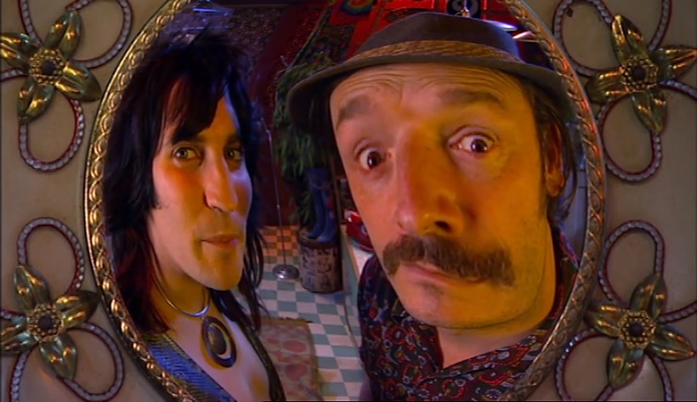 THEY'RE MORE OF A COCKEREL'S EYES EMBEDDED IN A MAN'S FACE. 