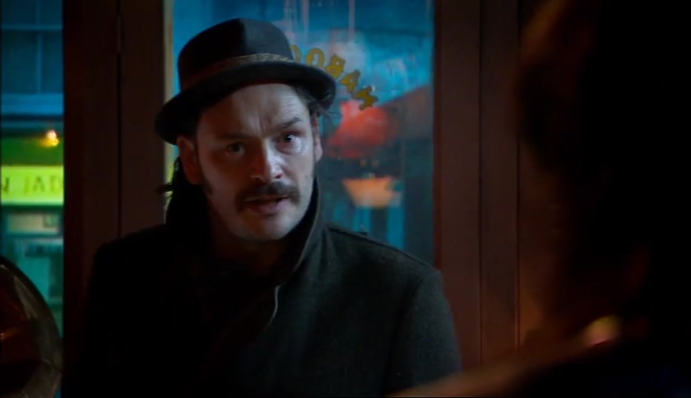 - COWARD. YOU LEAVE AT THE DROP OF A HAT. - I DON'T. 