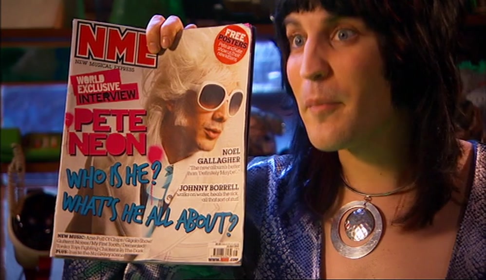 PETE NEON, LEAD SINGER OF THE NEON NEEDLES. 