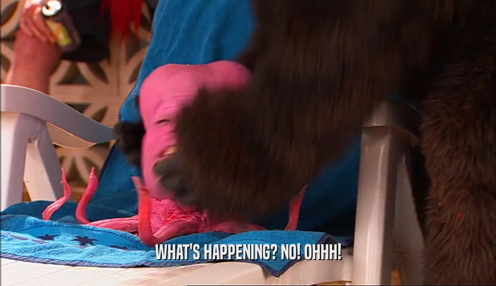 WHAT'S HAPPENING? NO! OHHH!  