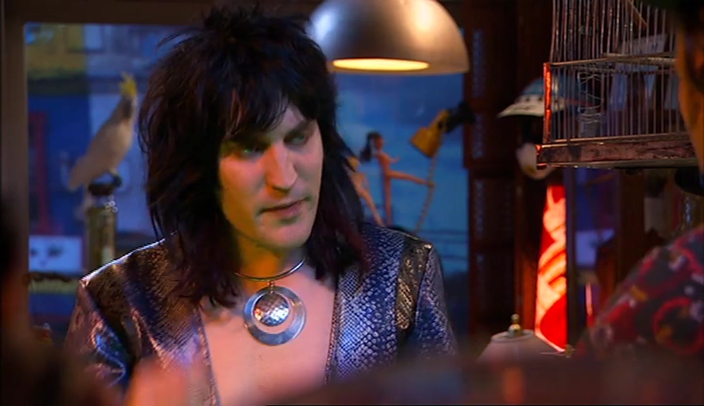- YEAH, IT IS COOL, ISN'T IT? - BUT IT'S A BIT WORN AT THE ELBOWS. 