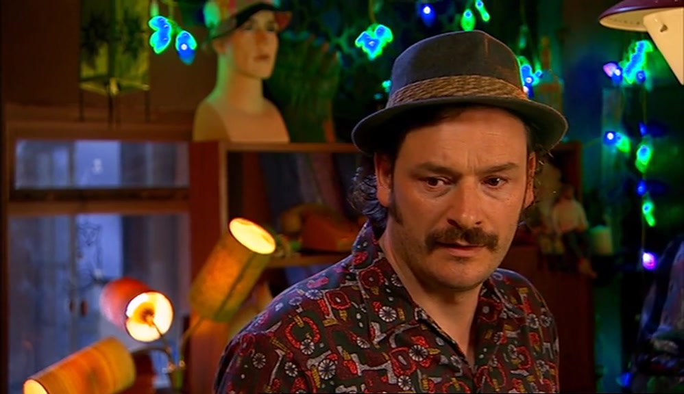 YOU'RE A BIG MAN WITH TINY EYES. THAT'S A CREEPY COMBO. 