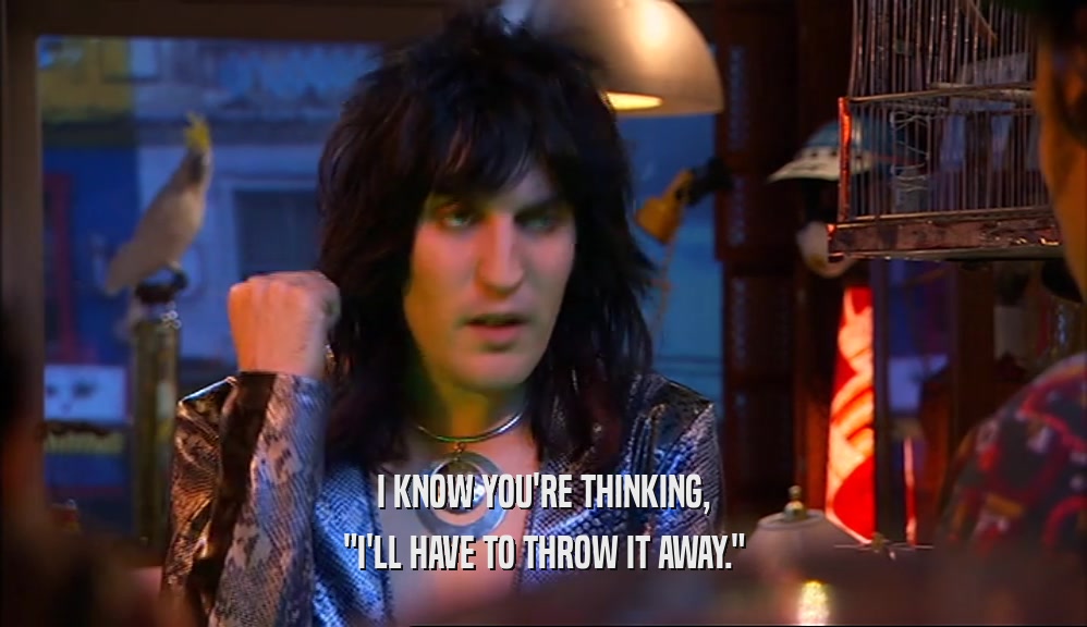 I KNOW YOU'RE THINKING, 