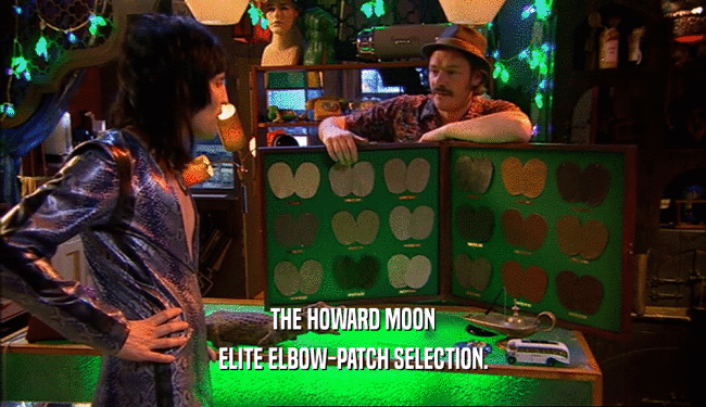 THE HOWARD MOON ELITE ELBOW-PATCH SELECTION. 