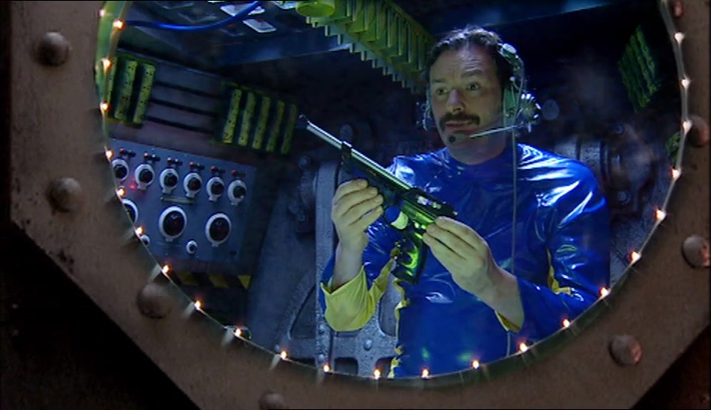 BE CAREFUL, THAT'S A LETHAL TOXIC-TIPPED HARPOON LOADED WITH ANTI-JAZZ. 