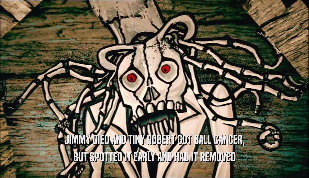JIMMY DIED AND TINY ROBERT GOT BALL CANCER, BUT SPOTTED IT EARLY AND HAD IT REMOVED 