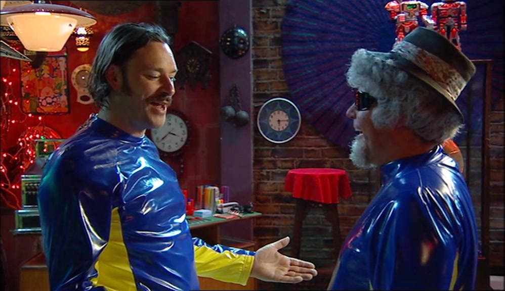LESTER, YOU CAUGHT THE PIN, YOU SLY OLD DOG. HIGH-FIVE. 