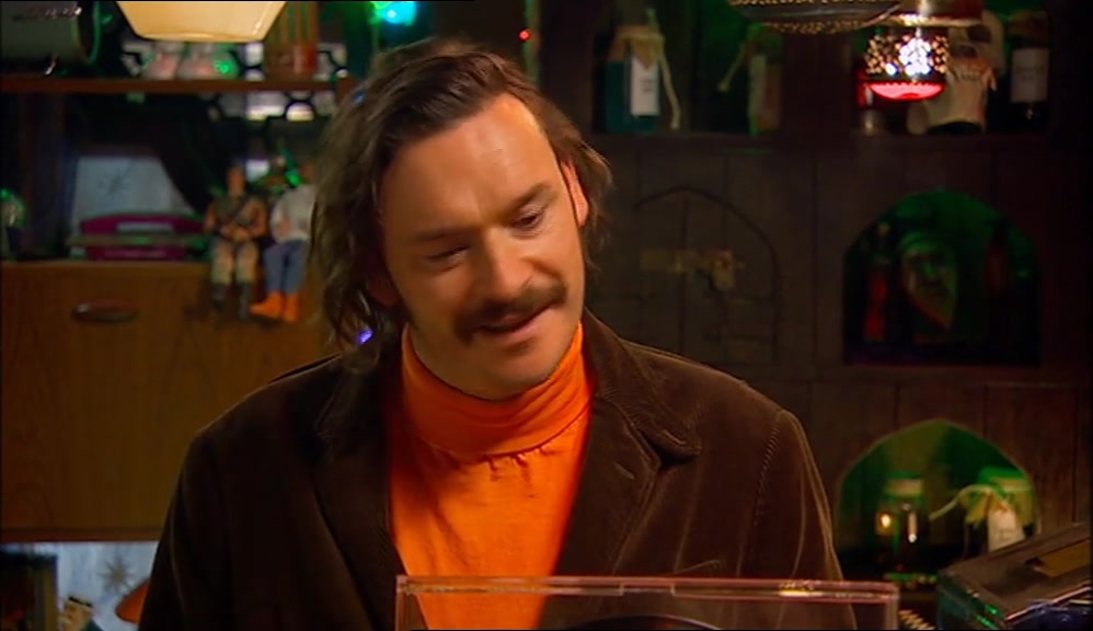 - GO ON, THEN, PUT IT ON. - YOU DON'T PLAY RECORDS LIKE THIS. 