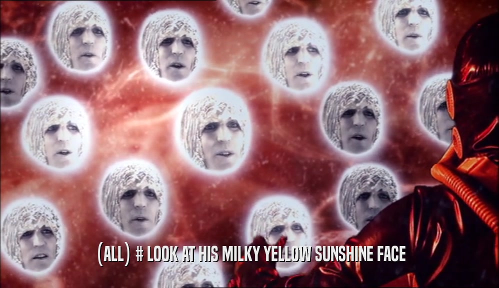 (ALL) # LOOK AT HIS MILKY YELLOW SUNSHINE FACE  