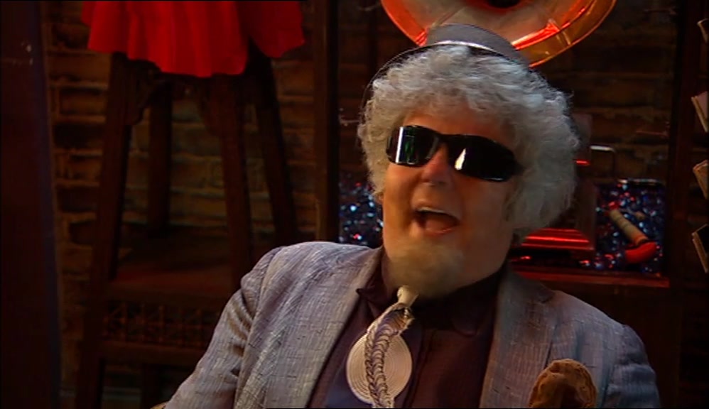 I'M JUST AN OLD MAN HAVING A SLICE OF FUN PIE. 