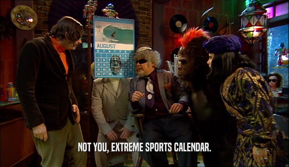 NOT YOU, EXTREME SPORTS CALENDAR.  