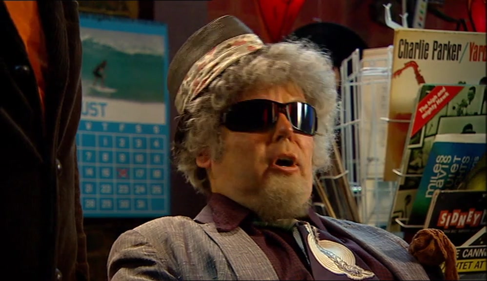 - YOUR ROCKING CHAIR'S ON MY FOOT. - SORRY. I THINK I KNOW WHAT'S HAPPENING HERE. 