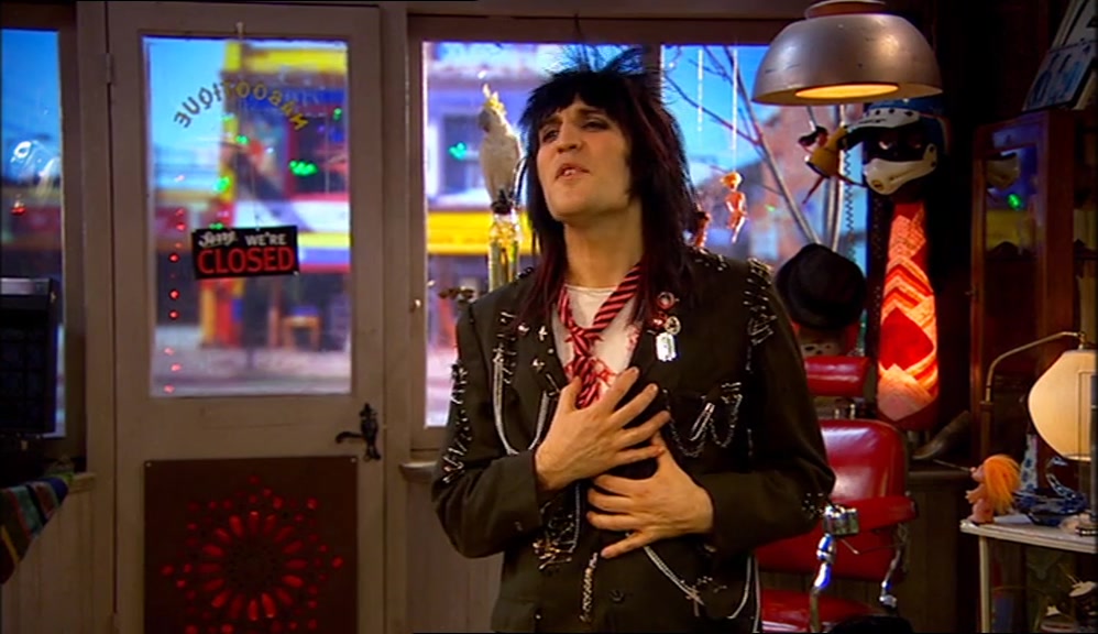 - WHERE'S ALL THIS COMING FROM? - IT'S FROM DEEP WITHIN. I'M A PUNK NOW. 