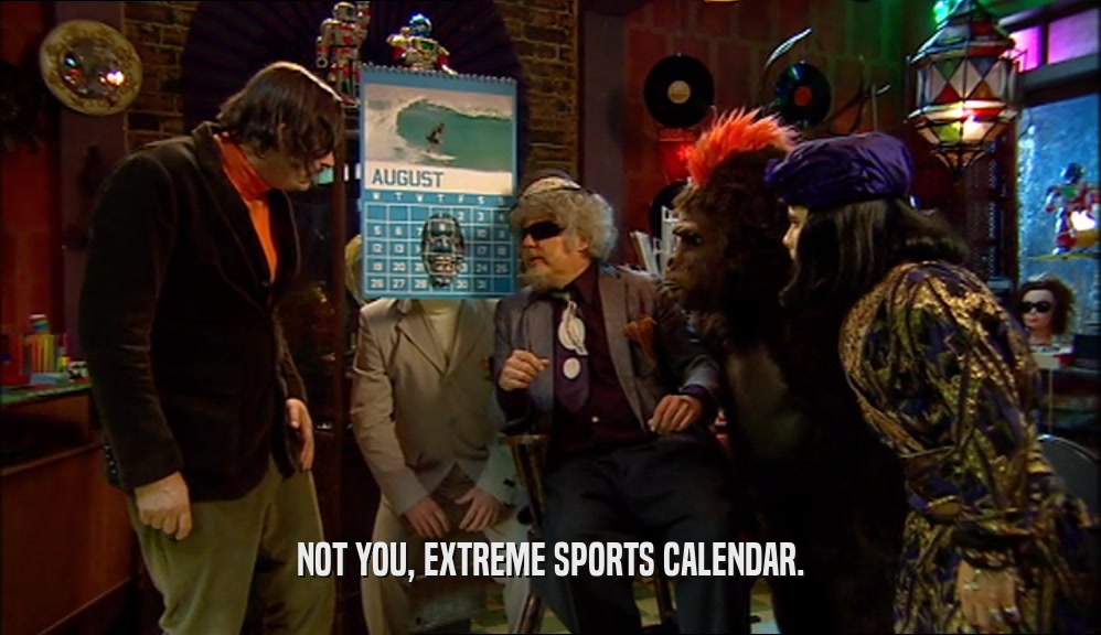NOT YOU, EXTREME SPORTS CALENDAR.  