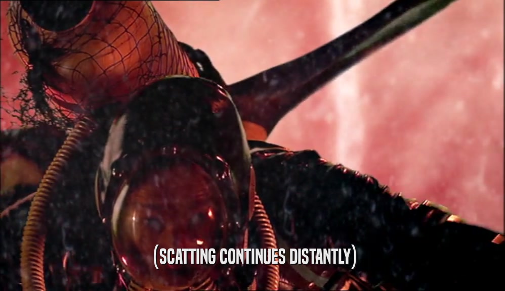 (SCATTING CONTINUES DISTANTLY)  