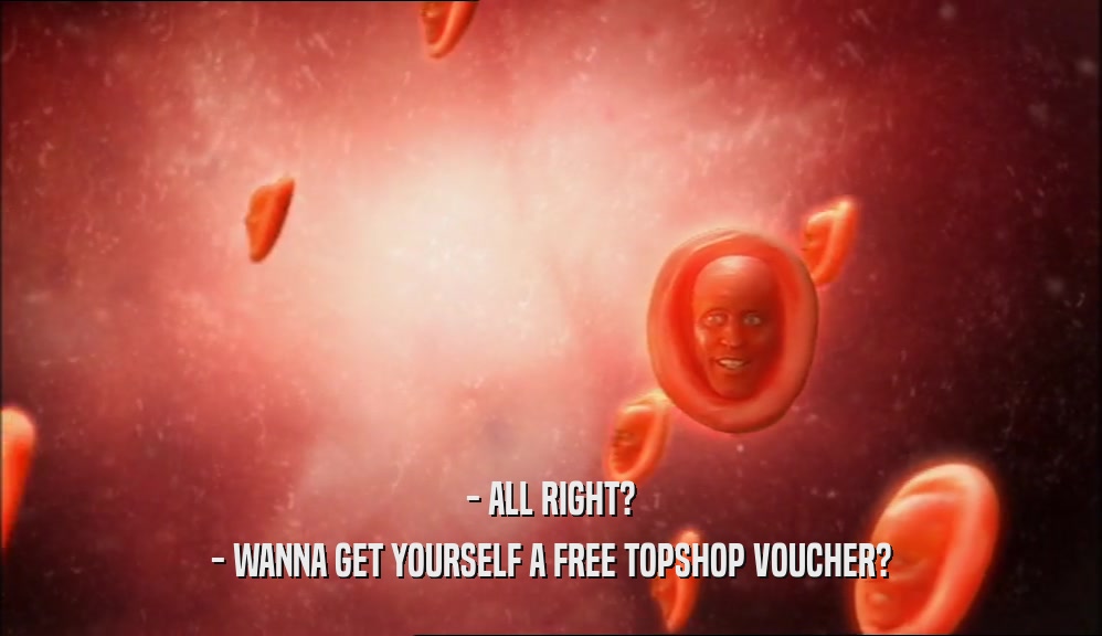 - ALL RIGHT? - WANNA GET YOURSELF A FREE TOPSHOP VOUCHER? 