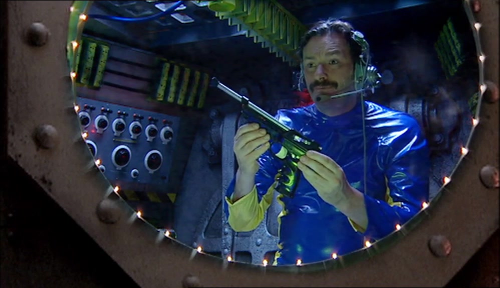 BE CAREFUL, THAT'S A LETHAL TOXIC-TIPPED HARPOON LOADED WITH ANTI-JAZZ. 