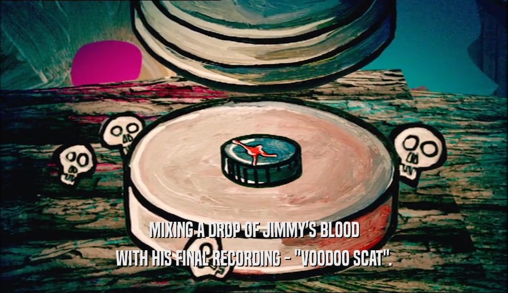 MIXING A DROP OF JIMMY'S BLOOD WITH HIS FINAL RECORDING - 