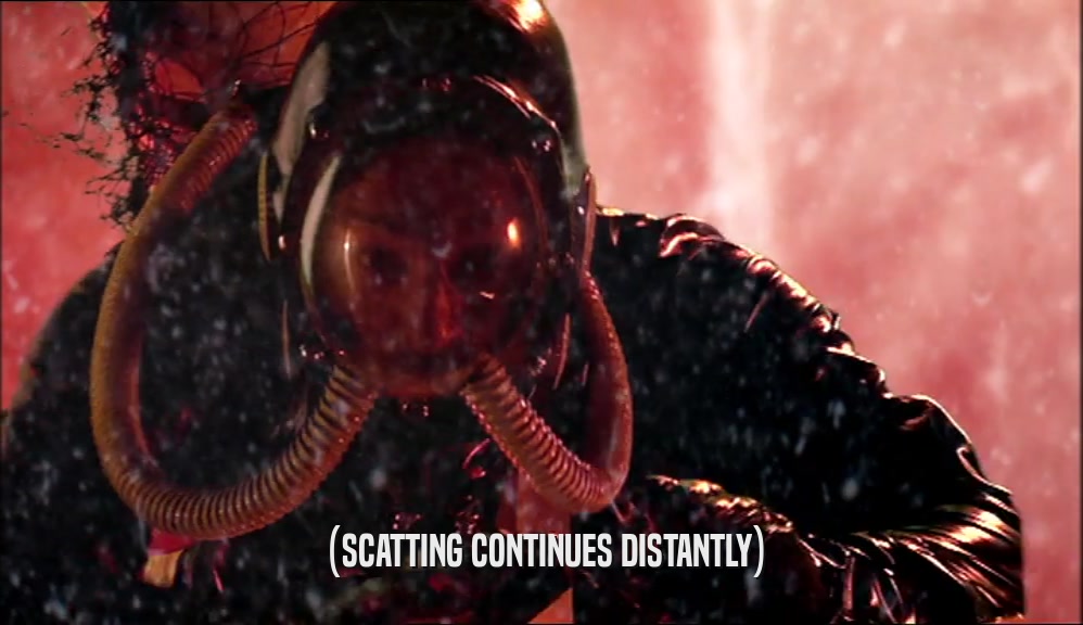 (SCATTING CONTINUES DISTANTLY)  