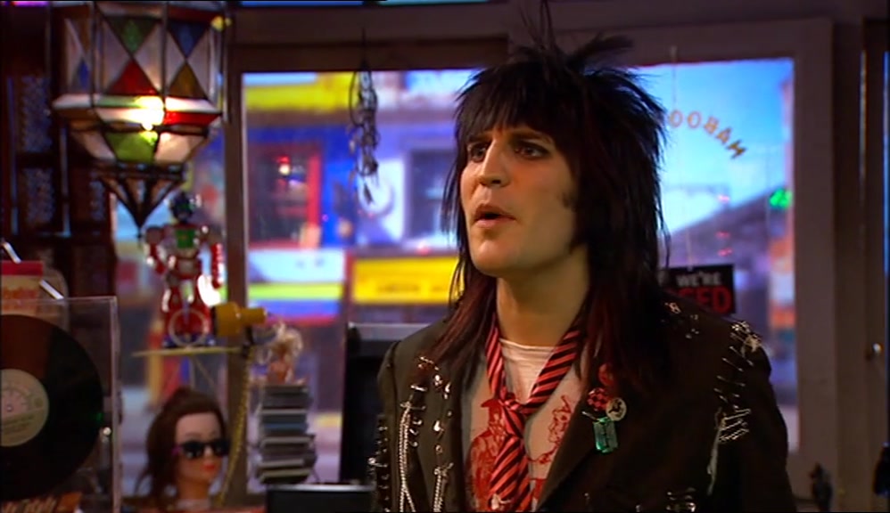 - I PROJECT MY ANGER OUT IN THE FORM OF POETRY. - YOU'RE A PUNK POET AS WELL? 