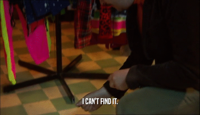 I CAN'T FIND IT.  