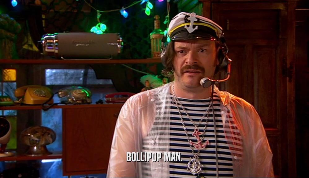 BOLLIPOP MAN.  