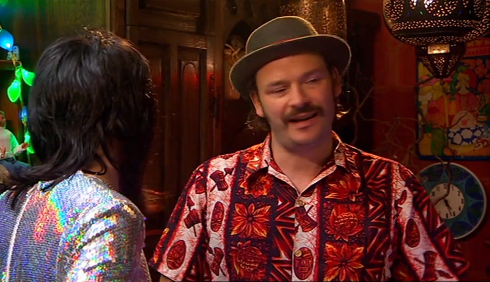 I DON'T NEED HIM. I'VE ALREADY GOT A SHALLOW MATE WHO DRESSES LIKE A FUTURISTIC PROSTITUTE. 