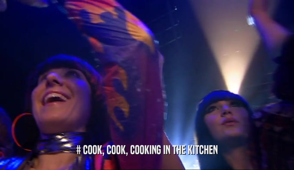 # COOK, COOK, COOKING IN THE KITCHEN  