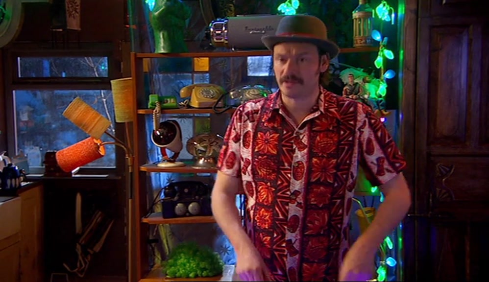 - VINCE AROUND? - I DON'T KNOW WHERE HE IS. I'M NOT HIS WIFE. 