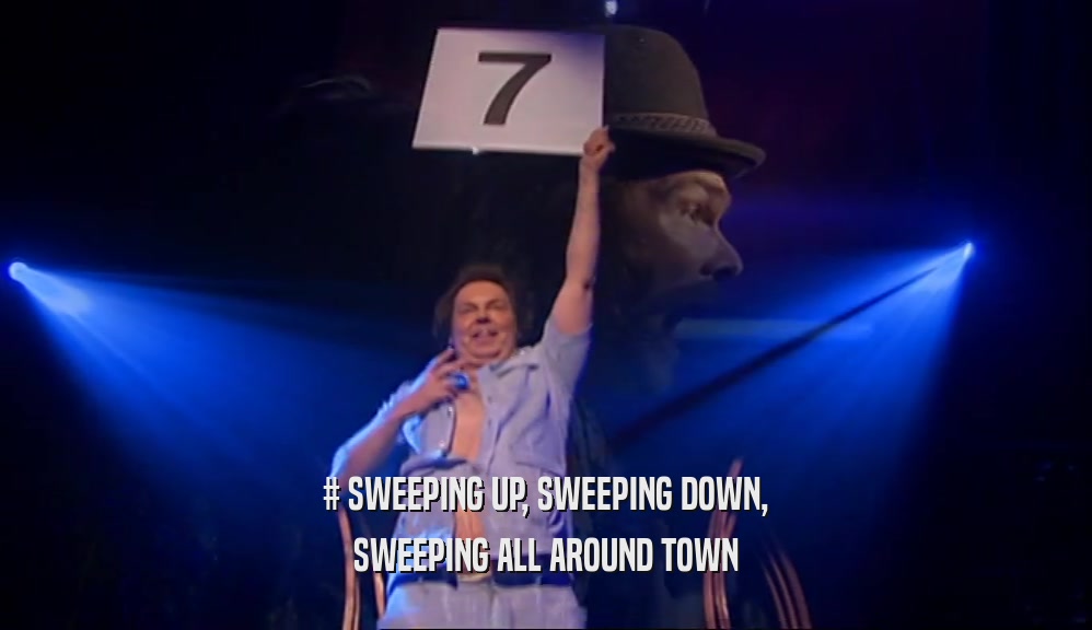 # SWEEPING UP, SWEEPING DOWN, SWEEPING ALL AROUND TOWN 