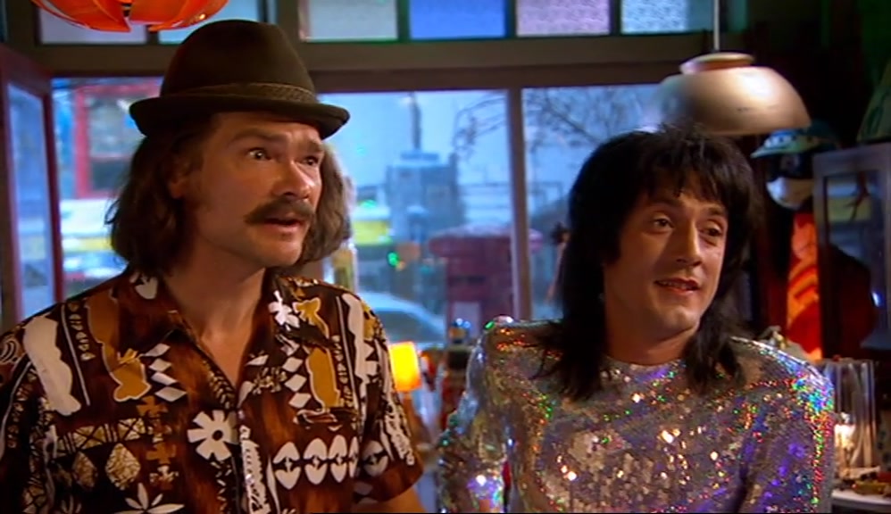 - NO, I'VE BEEN LIVING UPSTAIRS. - FAIR DO'S. 