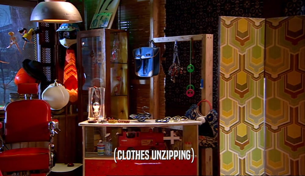 (CLOTHES UNZIPPING)  