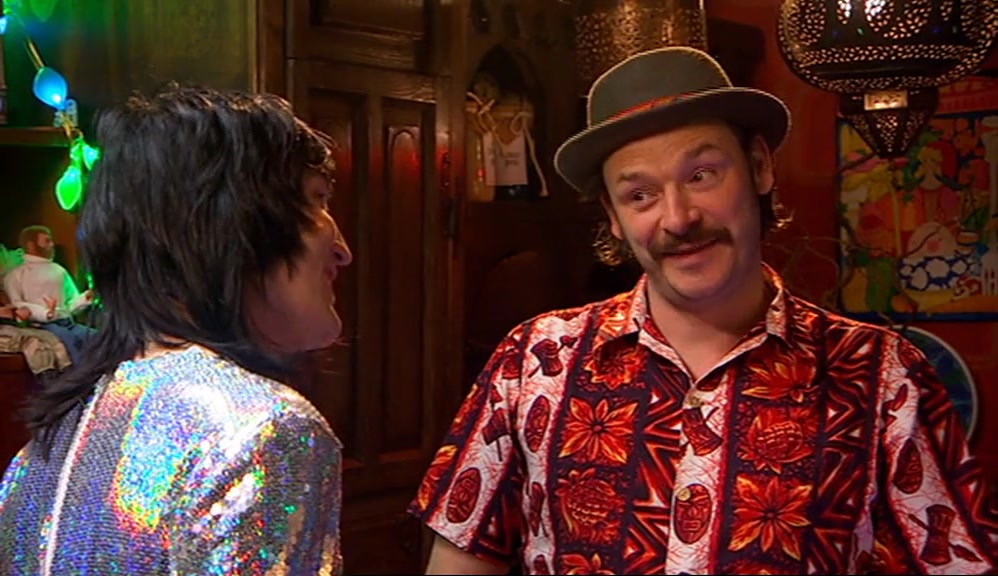 - FEELING BETTER? - A BIT. A BIT CREEPED OUT, BUT KIND OF BETTER. 