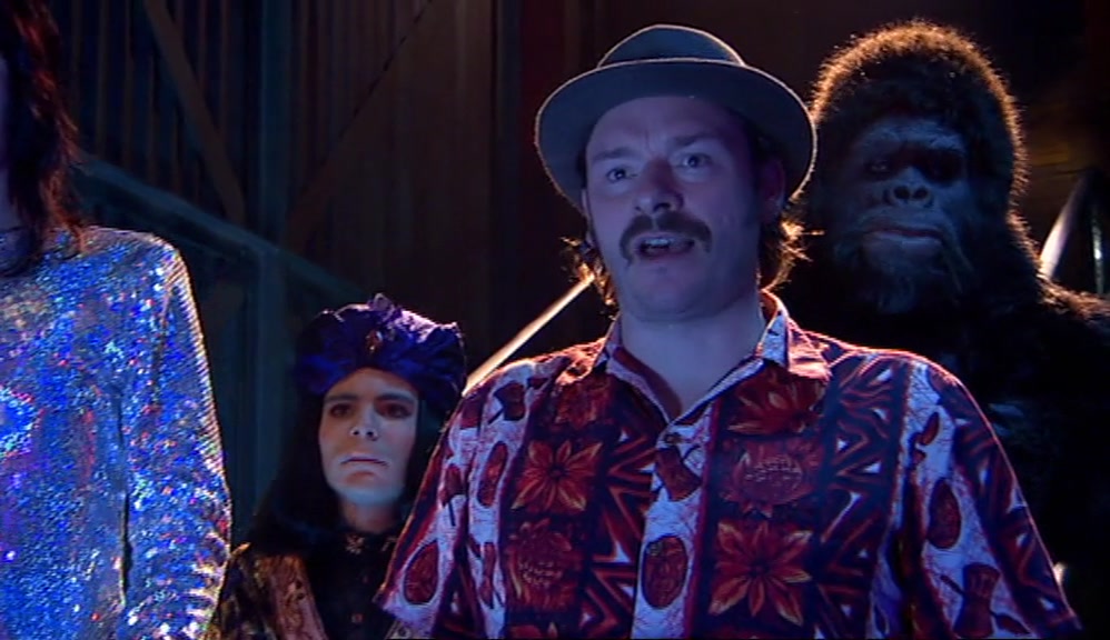 - THIS IS A TRAVESTY, SIR! - OH, LOOK. IT'S THE SHINY CHARLATANS. 