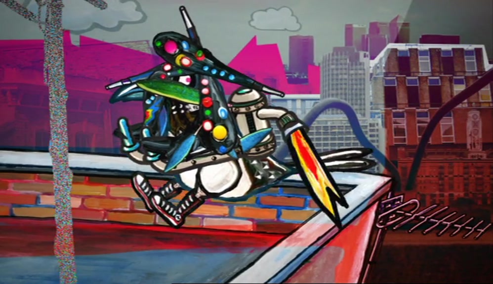 THE MAGPIE MOVED TO THE CITY IN HIS NEW FEATHERED OUTFIT 