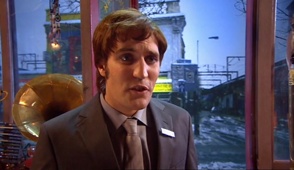 - WHAT HAVE YOU GOT ON? - I'M LEAVING SHOREDITCH. 