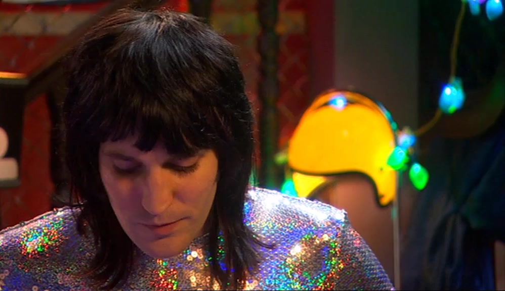 I DON'T NEED HIM. I'VE ALREADY GOT A SHALLOW MATE WHO DRESSES LIKE A FUTURISTIC PROSTITUTE. 