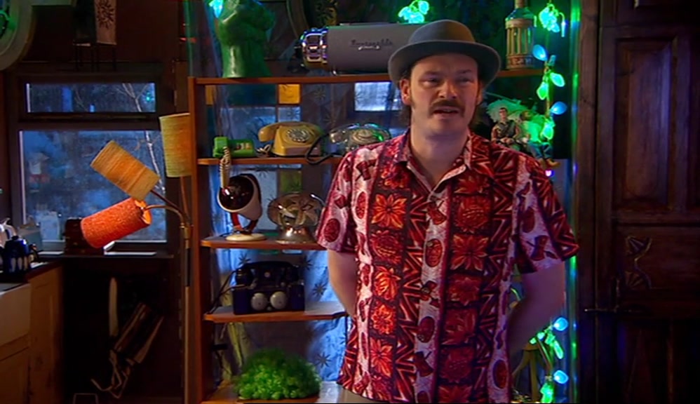 - VINCE AROUND? - I DON'T KNOW WHERE HE IS. I'M NOT HIS WIFE. 