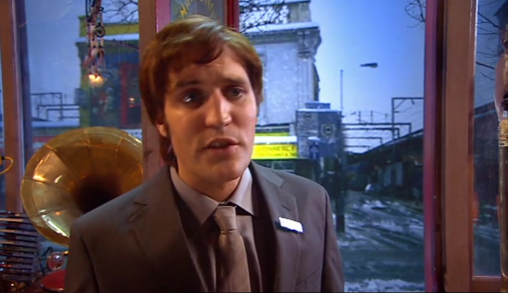 - WHAT HAVE YOU GOT ON? - I'M LEAVING SHOREDITCH. 
