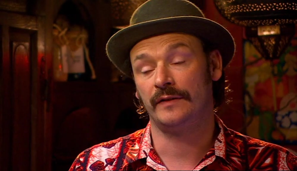 - FAIR ENOUGH. - HE'S ALMOST GOT MY LOOK DOWN. 
