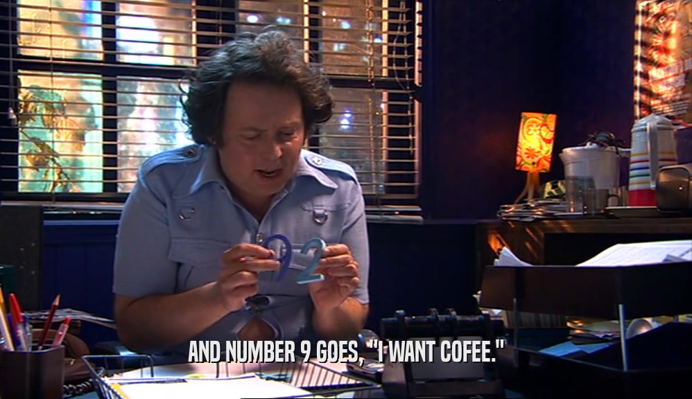 AND NUMBER 9 GOES, 