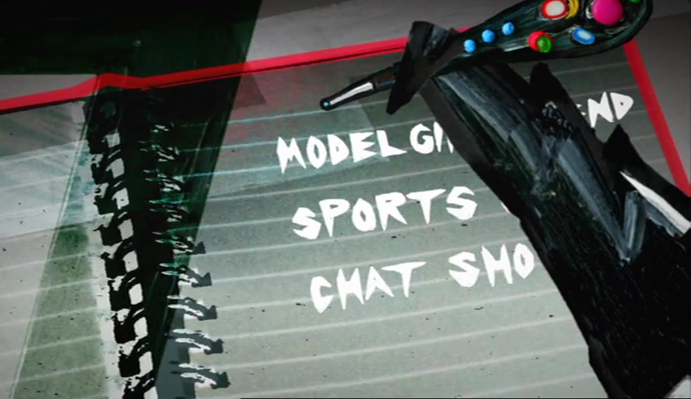 HE GOT A MODEL GIRLFRIEND, A SPORTS CAR AND HIS OWN CHAT SHOW. 